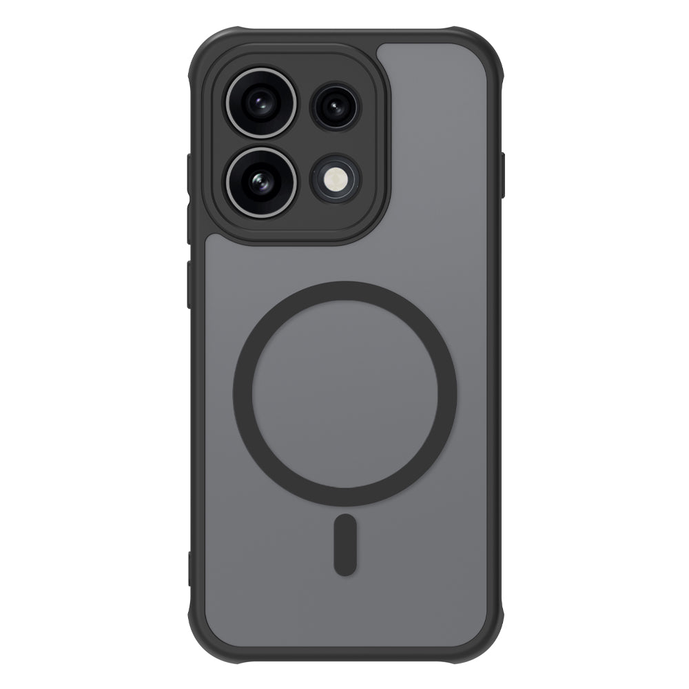 MagSafe-Hülle für Oppo Reno16 Pro, Techsuit, HaloFrost II, Schwarz