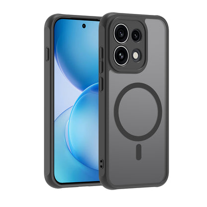 MagSafe-Hülle für Oppo Reno16 Pro, Techsuit, HaloFrost II, Schwarz