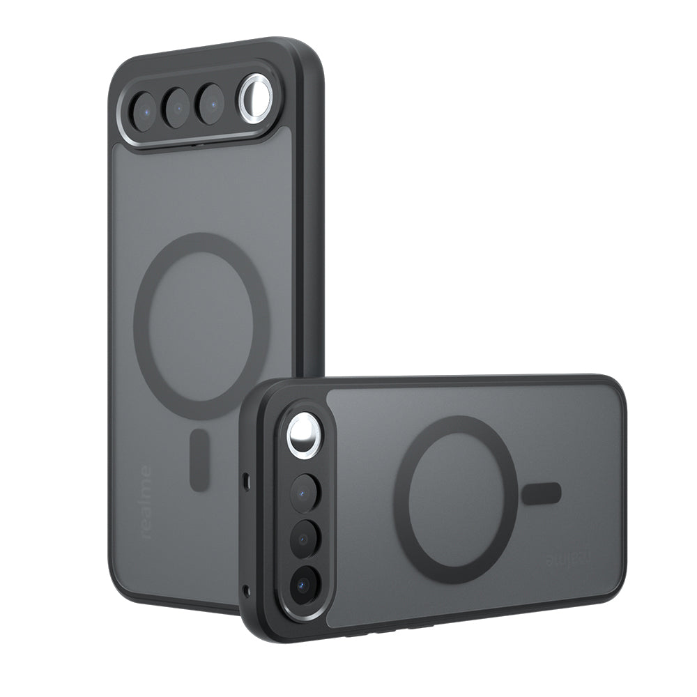 MagSafe-Hülle für Realme 16, Techsuit, PureFrost, Satin Schwarz