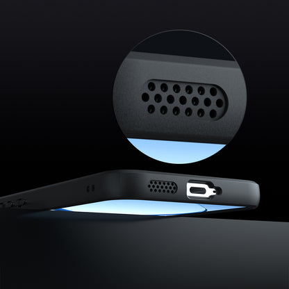 MagSafe-Hülle für Realme 16, Techsuit, PureFrost, Satin Schwarz
