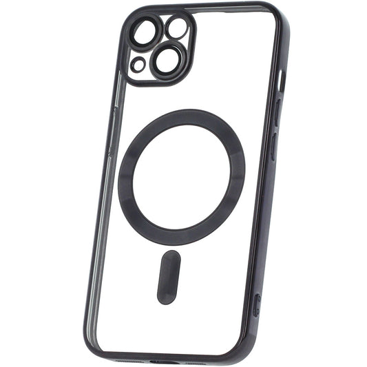 MagSafe-Hülle für Samsung Galaxy A26 A266, OEM, Color Chrome Mag, Schwarz