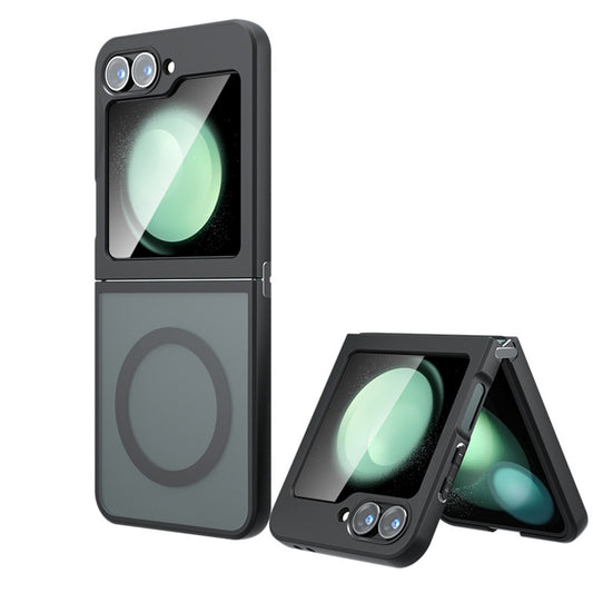 MagSafe-Hülle für Samsung Galaxy Z Flip6 F741, Techsuit, PureFrost, Schwarz