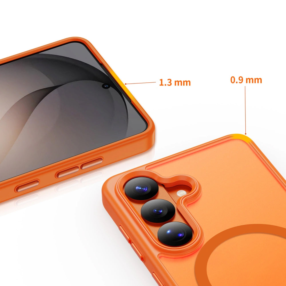 MagSafe-Hülle für Samsung Galaxy S26 Ultra S948, Tech-Protect, Magmat, Matt Orange