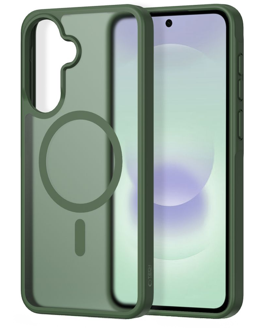 MagSafe-Hülle für Samsung Galaxy A37 5G / A56 A566 / A36 A366, Tech-Protect, Magmat, Mattgrün