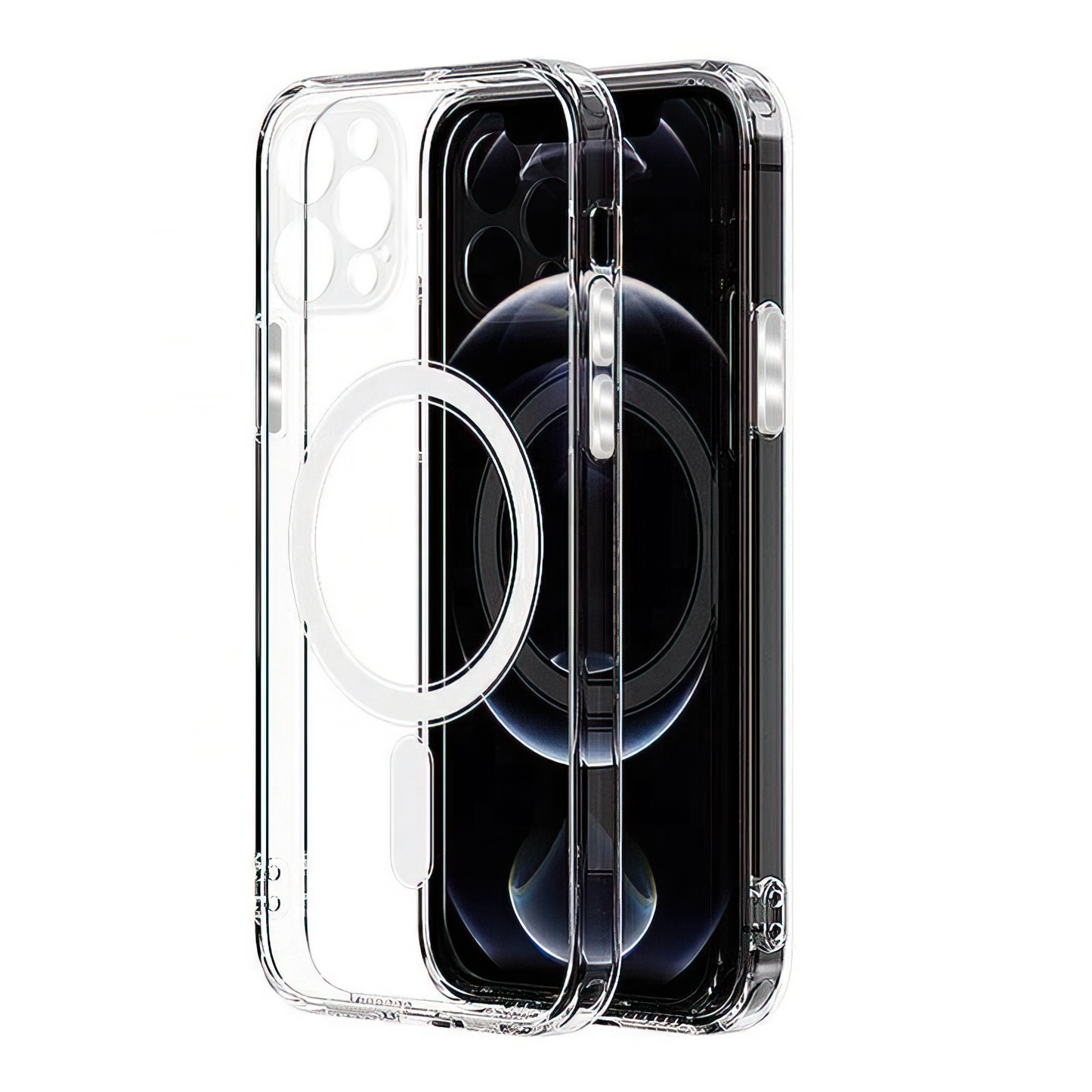 MagSafe Case for Samsung Galaxy A57 5G, OEM, 1800 Gauss, Transparent