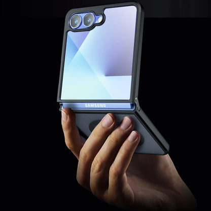 MagSafe-Hülle für Samsung Galaxy Z Flip7 F766, Techsuit, PureFrost, Satin Schwarz