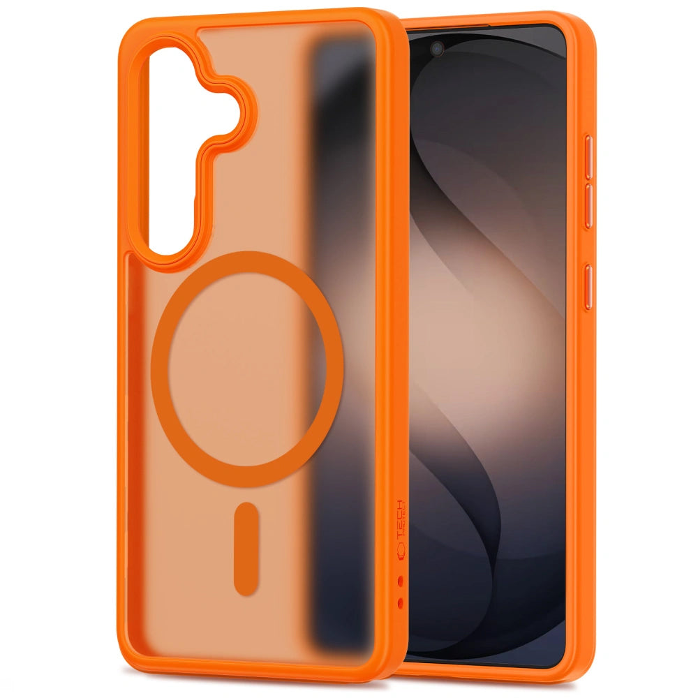 MagSafe-Hülle für Samsung Galaxy S26 Ultra S948, Tech-Protect, Magmat, Matt Orange