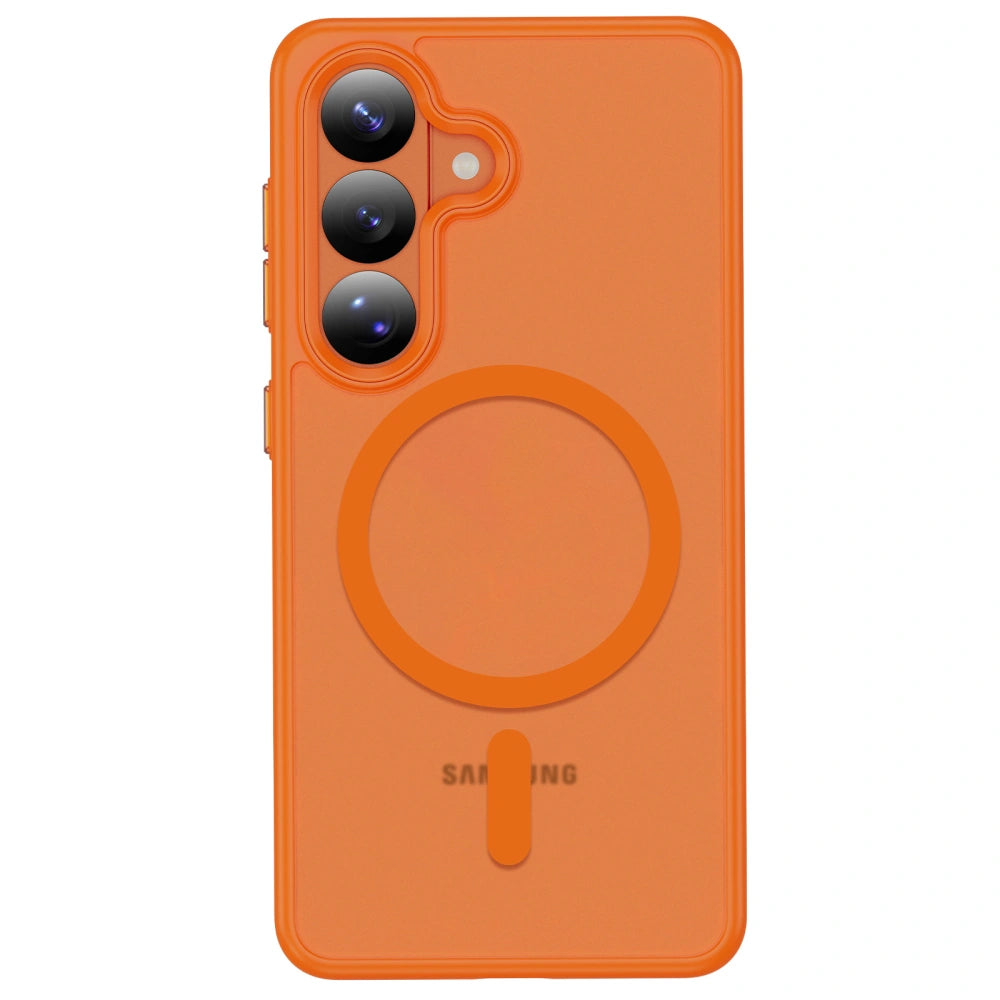 MagSafe-Hülle für Samsung Galaxy S26 Ultra S948, Tech-Protect, Magmat, Matt Orange