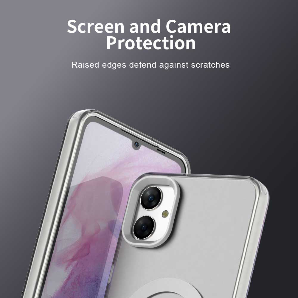 MagSafe-Hülle für Samsung Galaxy A05 A055, Techsuit, CandyCase, Weiß
