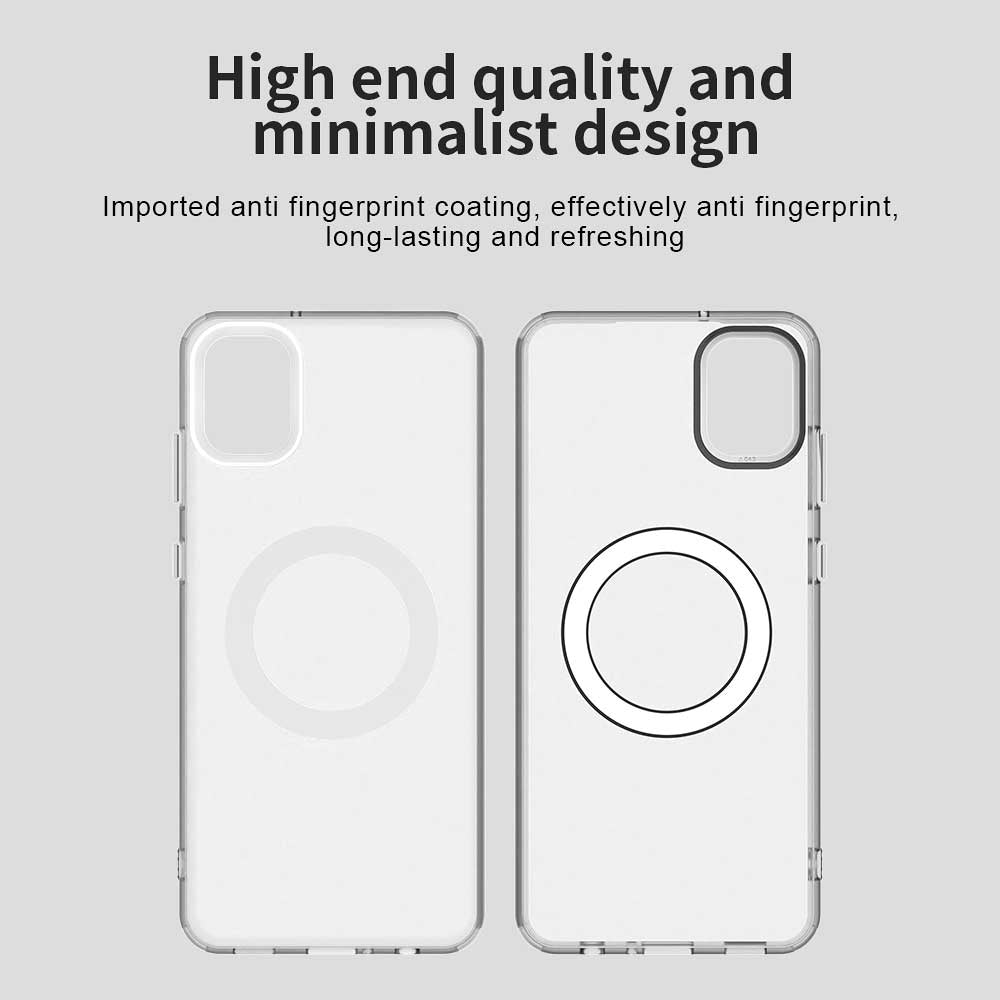 MagSafe-Hülle für Samsung Galaxy A05 A055, Techsuit, CandyCase, Weiß