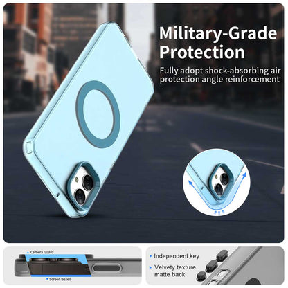 MagSafe-Hülle für Samsung Galaxy A05 A055, Techsuit, CandyCase, Blau