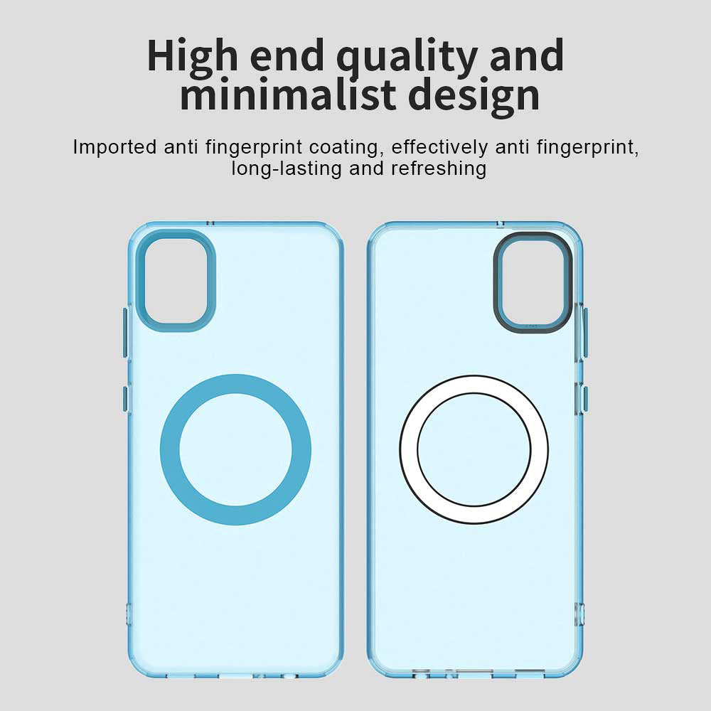 MagSafe-Hülle für Samsung Galaxy A05 A055, Techsuit, CandyCase, Blau