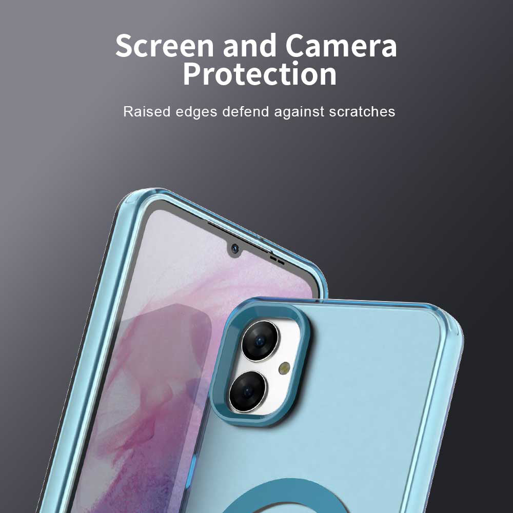MagSafe-Hülle für Samsung Galaxy A05 A055, Techsuit, CandyCase, Blau