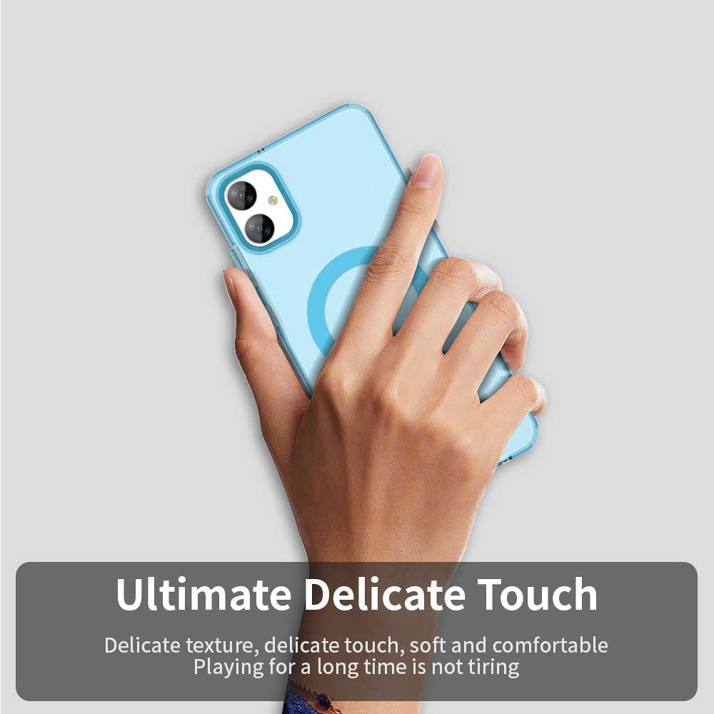 MagSafe-Hülle für Samsung Galaxy A05 A055, Techsuit, CandyCase, Blau