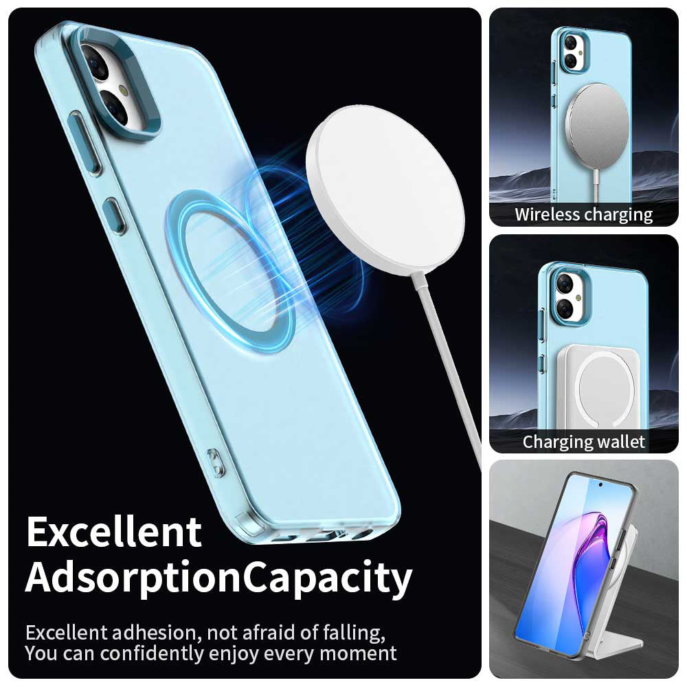 MagSafe-Hülle für Samsung Galaxy A05 A055, Techsuit, CandyCase, Blau