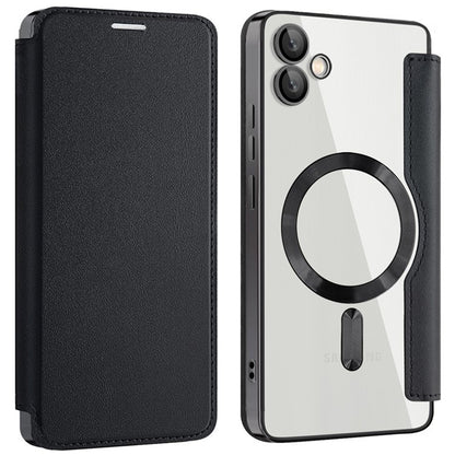 MagSafe Case for Samsung Galaxy A05 A055, Techsuit, SmartMag Book, Black