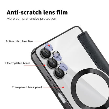 MagSafe Case for Samsung Galaxy A05s A057, Techsuit, SmartMag Book, Black