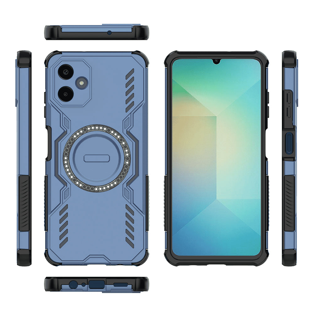 MagSafe Case for Samsung Galaxy A06 A065, Techsuit, ArmorMag, Blue