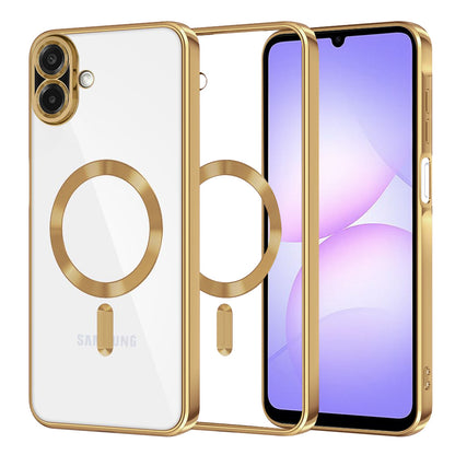 MagSafe-Hülle für Samsung Galaxy A07 4G A075, Techsuit, Luxury Crystal, Gold
