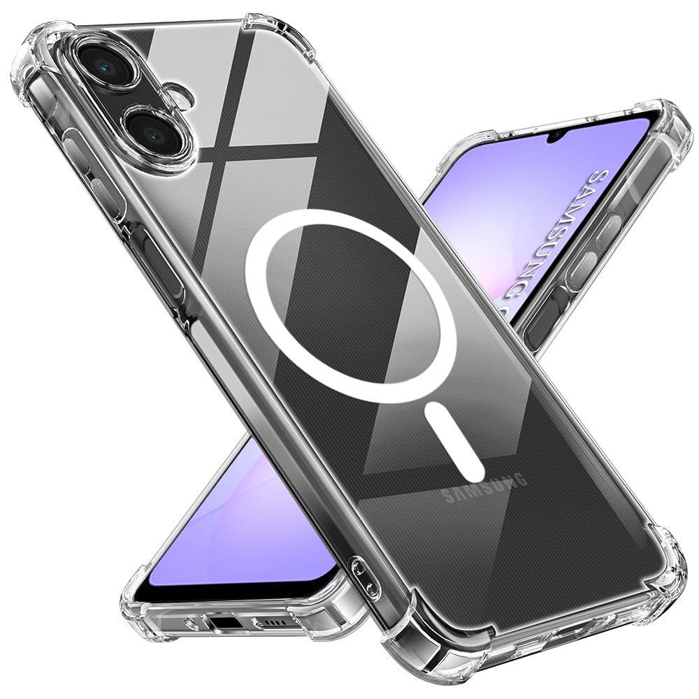 MagSafe Hülle für Samsung Galaxy A07 4G A075, Techsuit, Stoßfest, Transparent