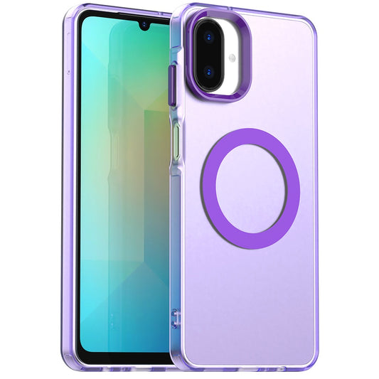 MagSafe-Hülle für Samsung Galaxy A07 4G A075, Techsuit, CandyCase, Lila