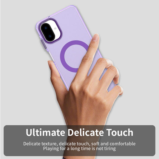 MagSafe-Hülle für Samsung Galaxy A07 4G A075, Techsuit, CandyCase, Lila