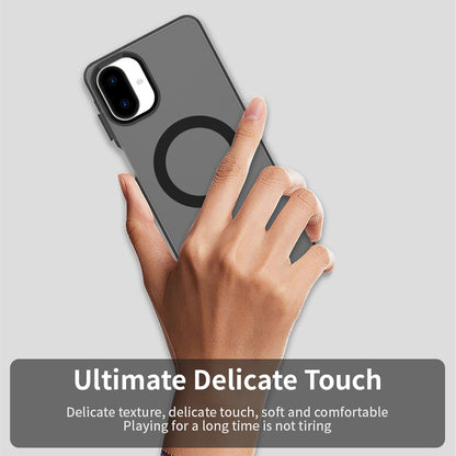 MagSafe-Hülle für Samsung Galaxy A07 4G A075, Techsuit, CandyCase, Schwarz