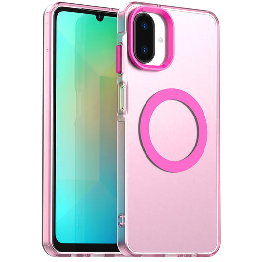 MagSafe-Hülle für Samsung Galaxy A07 4G A075, Techsuit, CandyCase, Rosa