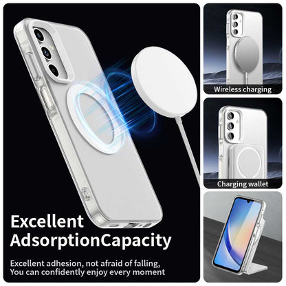 MagSafe-Hülle für Samsung Galaxy A15 5G A156 / A15 A155, Techsuit, CandyCase, Weiß