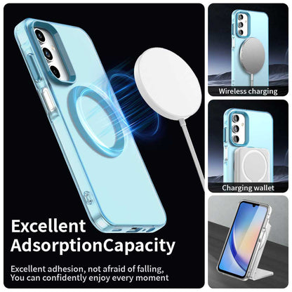 MagSafe-Hülle für Samsung Galaxy A15 5G A156 / A15 A155, Techsuit, CandyCase, Blau