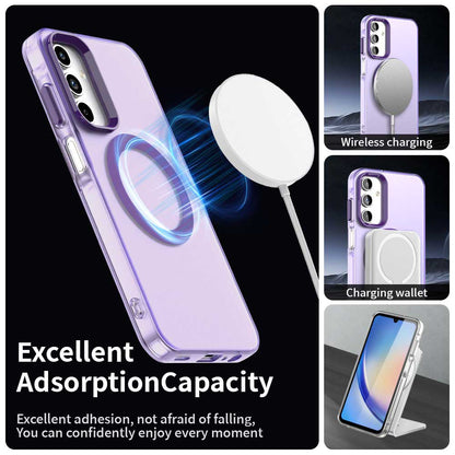 MagSafe Case for Samsung Galaxy A15 5G A156 / A15 A155, Techsuit, CandyCase, Purple