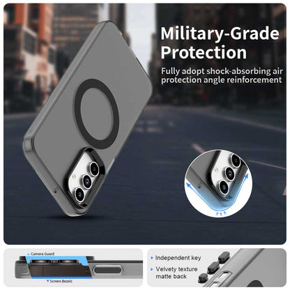 MagSafe-Hülle für Samsung Galaxy A15 5G A156 / A15 A155, Techsuit, CandyCase, Schwarz