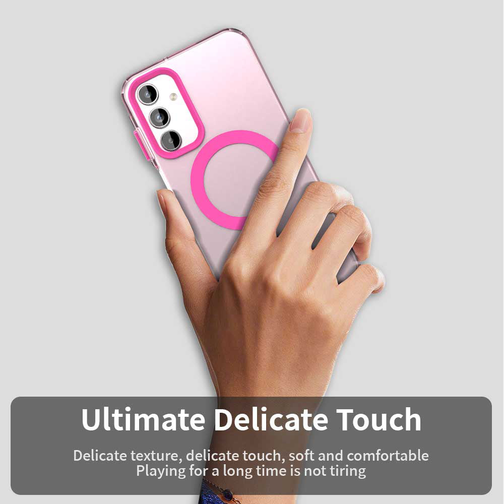 MagSafe Case for Samsung Galaxy A15 5G A156 / A15 A155, Techsuit, CandyCase, Pink