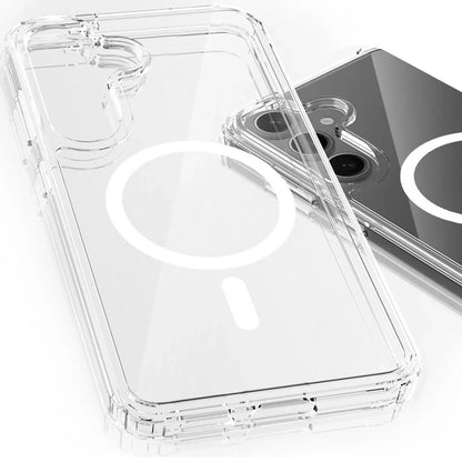 MagSafe-Hülle für Samsung Galaxy A16 5G A166 / A16 4G A165, 3MK, Armor MagCase, Transparent