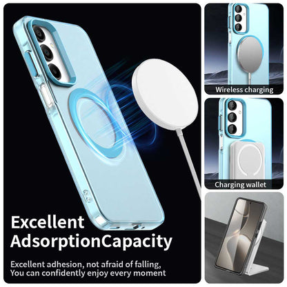 MagSafe-Hülle für Samsung Galaxy A16 5G A166 / A16 4G A165, Techsuit, CandyCase, Blau