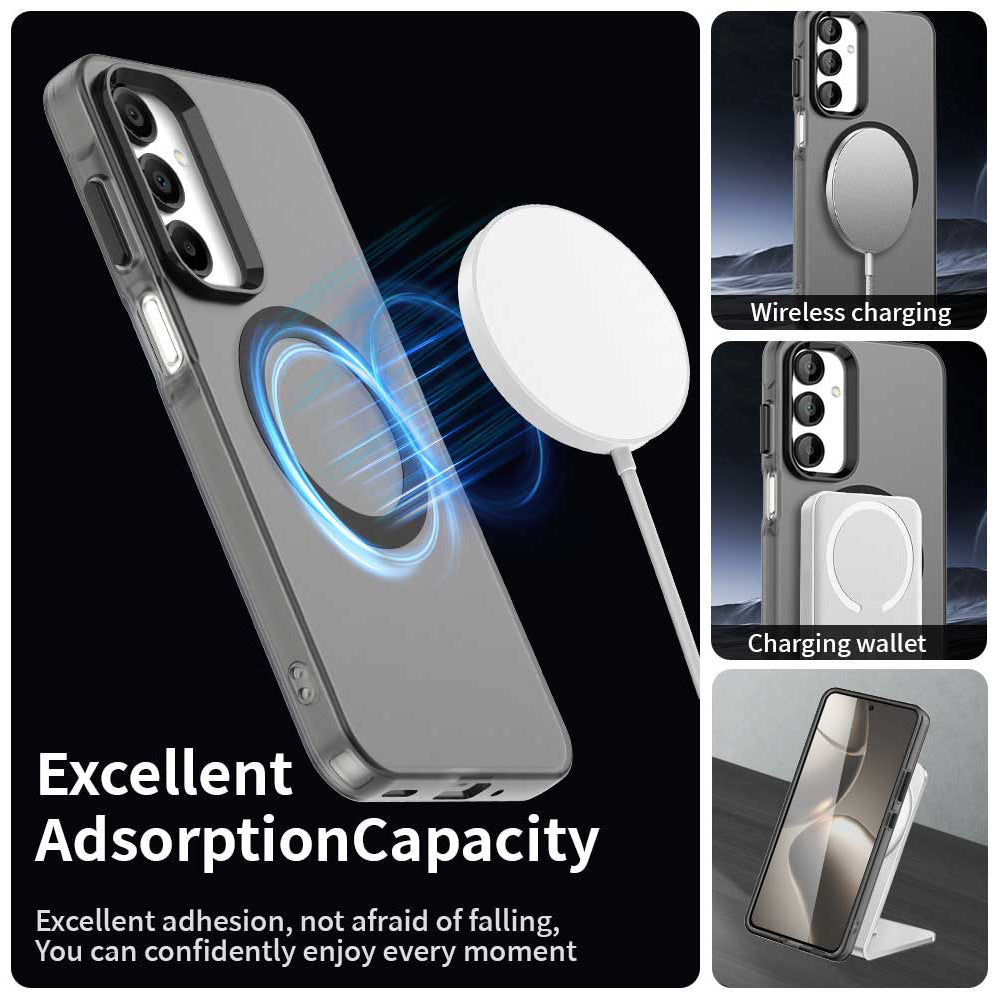 MagSafe-Hülle für Samsung Galaxy A16 5G A166 / A16 4G A165, Techsuit, CandyCase, Schwarz