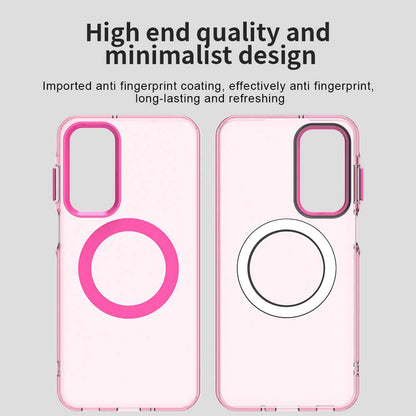 MagSafe-Hülle für Samsung Galaxy A16 5G A166 / A16 4G A165, Techsuit, CandyCase, Rosa