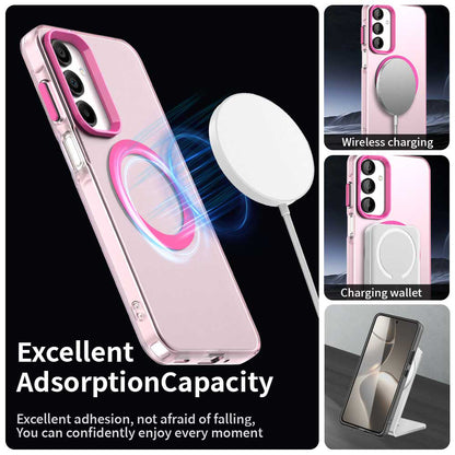 MagSafe-Hülle für Samsung Galaxy A16 5G A166 / A16 4G A165, Techsuit, CandyCase, Rosa