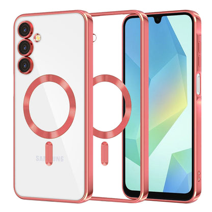 MagSafe-Hülle für Samsung Galaxy A16 5G A166 / A16 4G A165, Techsuit, Luxury Crystal, Rot