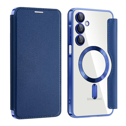 MagSafe-Hülle für Samsung Galaxy A16 5G A166 / A16 4G A165, Techsuit, SmartMag Book, Blau