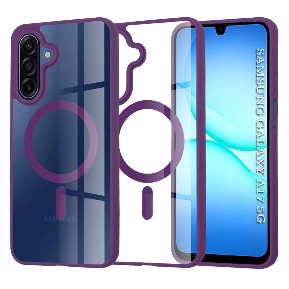MagSafe Case for Samsung Galaxy A17 4G / A17 5G, Techsuit, Pro, Purple