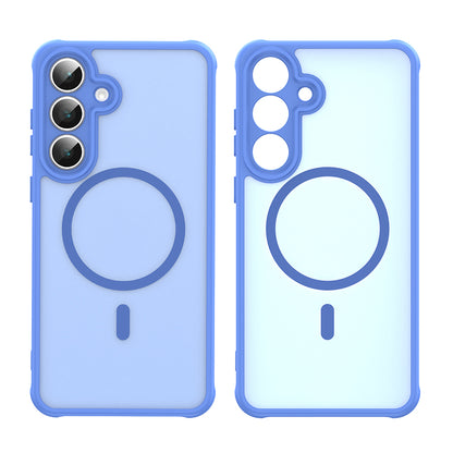 MagSafe Case for Samsung Galaxy A17 5G, Techsuit, HaloFrost II, Blue