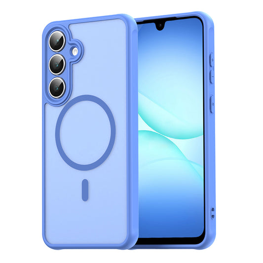 MagSafe-Hülle für Samsung Galaxy A17 5G, Techsuit, HaloFrost II, Blau
