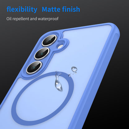 MagSafe Case for Samsung Galaxy A17 5G, Techsuit, HaloFrost II, Blue