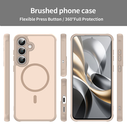 MagSafe-Hülle für Samsung Galaxy A17 5G, Techsuit, HaloFrost II, Gold