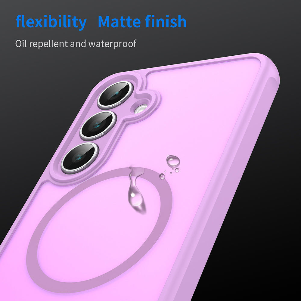 MagSafe Case for Samsung Galaxy A17 5G, Techsuit, HaloFrost II, Pink