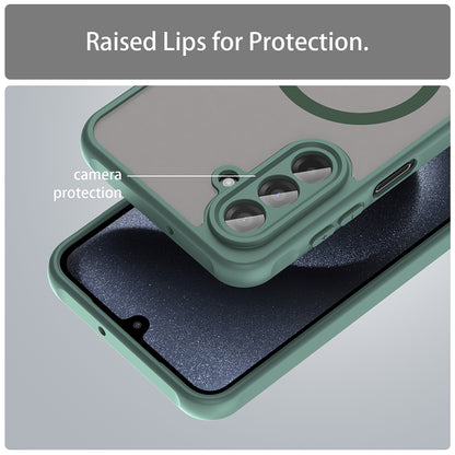 MagSafe-Hülle für Samsung Galaxy A17 5G, Techsuit, HaloFrost II, Grün