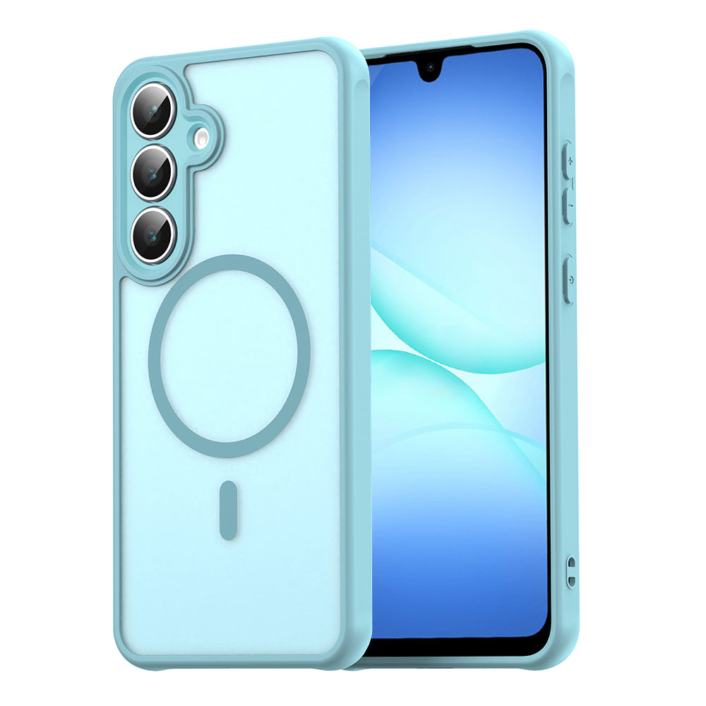 MagSafe-Hülle für Samsung Galaxy A17 5G, Techsuit, HaloFrost II, Hellgrün