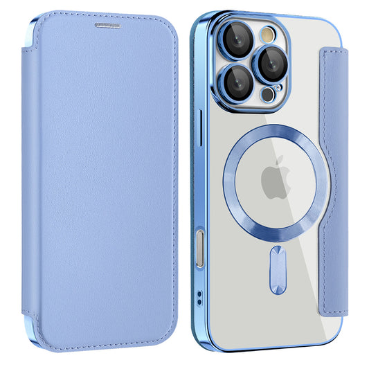 MagSafe-Hülle für Samsung Galaxy A17 5G, Techsuit, SmartMag Book, Blau