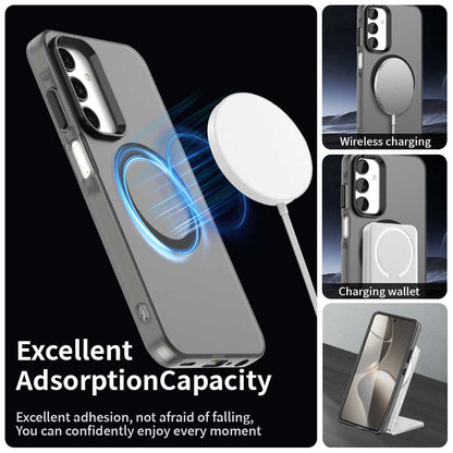 MagSafe-Hülle für Samsung Galaxy A25 A256, Techsuit, CandyCase, Schwarz